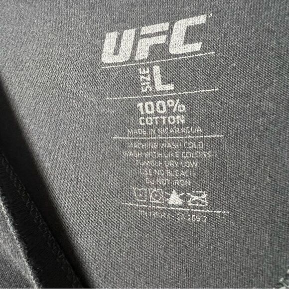 UFC Women Size Large MMA T-Shirt Black We Are All Fighters LGBTQ Pride Equality - Picture 4 of 7